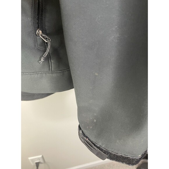 The North Face Jacket Mens Size L Black Zip Pleated Coat with Fleece Lining Apex - Picture 3 of 9